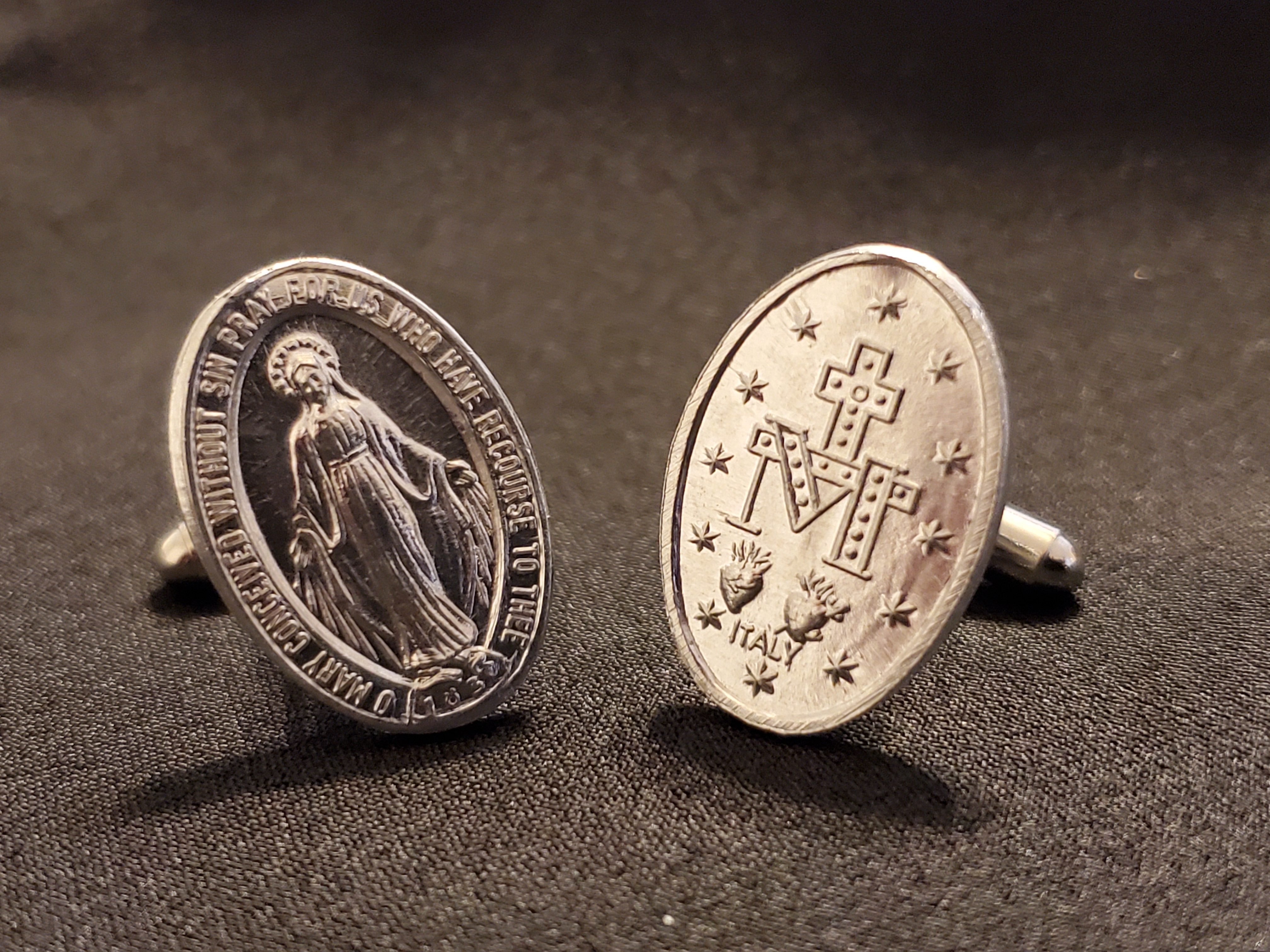 Miraculous Medal Cufflinks
